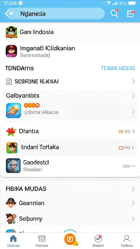 Menunjukkan misi seru yang harus diselesaikan.