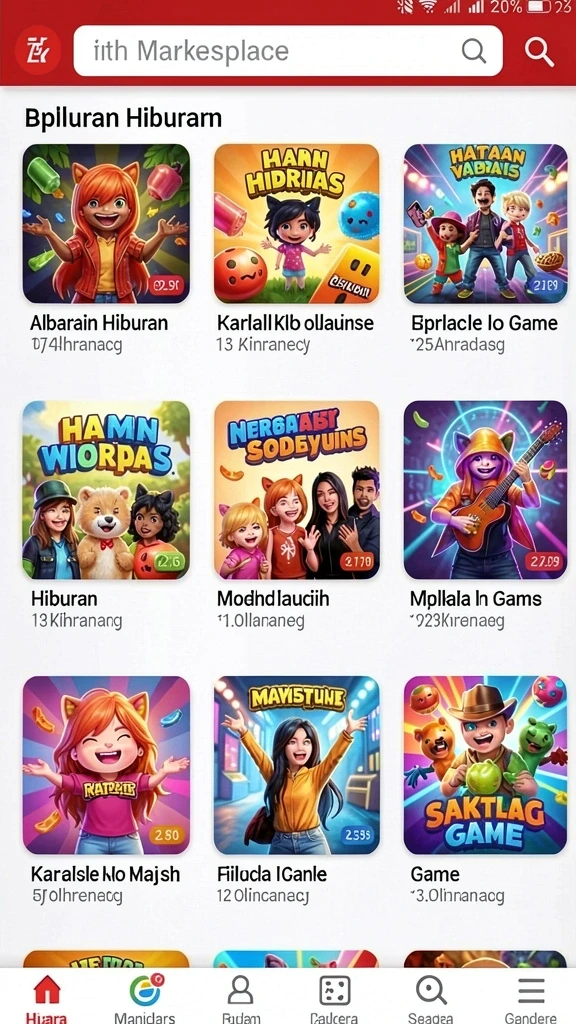 Tampilan antarmuka pengguna yang menarik dan intuitif.