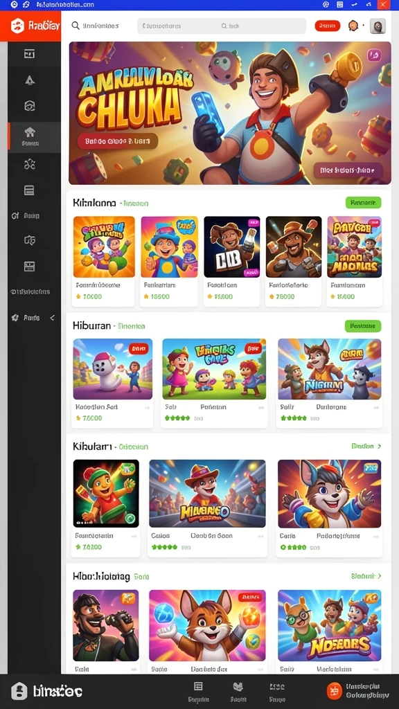 Tampilan utama BENTO4D yang menawan dan interaktif.