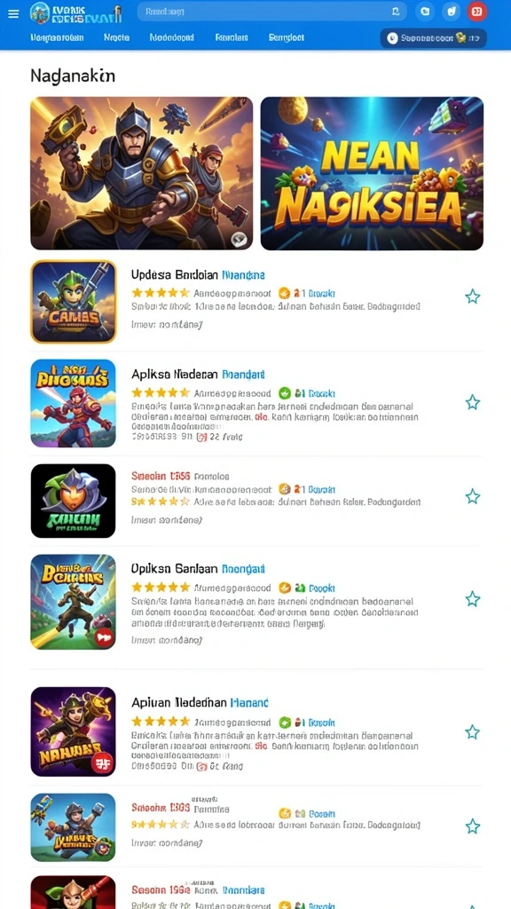 Tampilan menu utama aplikasi BIOLABET yang menarik.