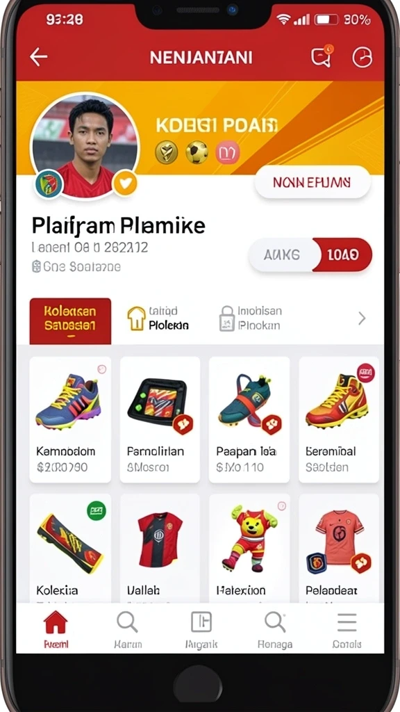 Tampilan antarmuka yang modern dan user-friendly.
