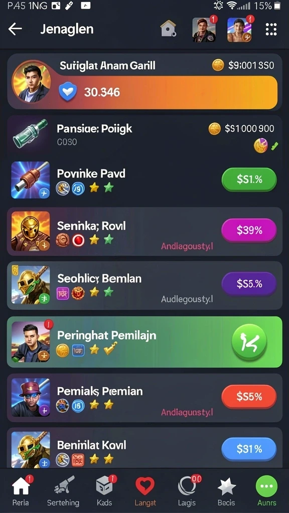Berbagai jenis permainan menarik yang tersedia di DANA777.
