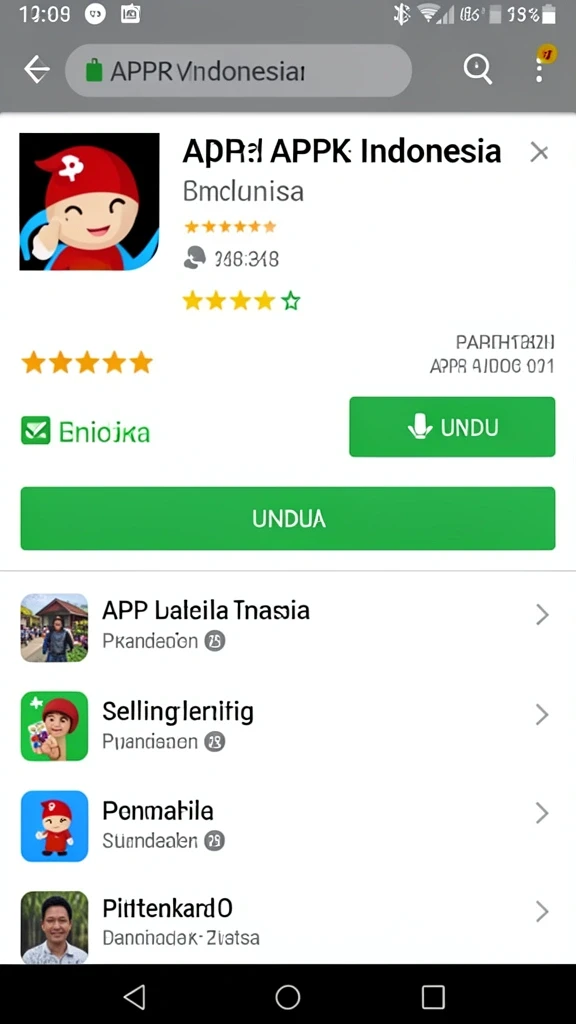 Tampilan antarmuka yang user-friendly.