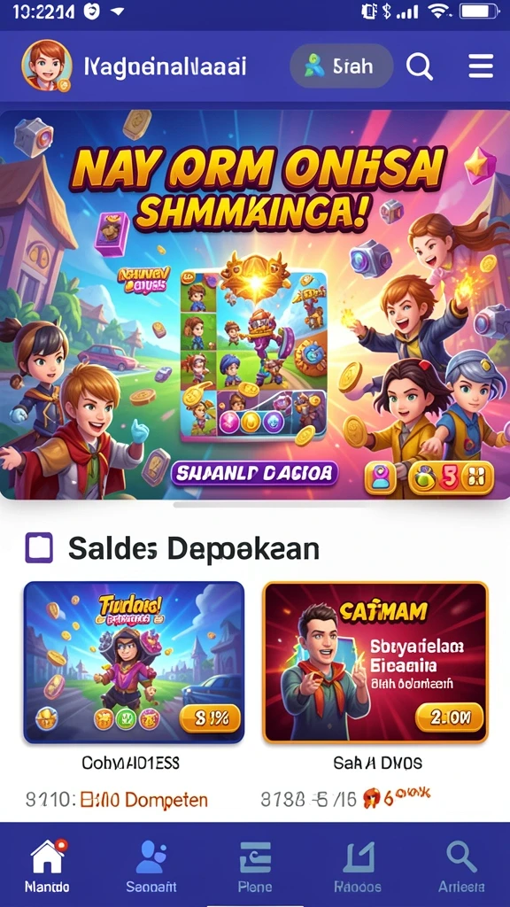 Screenshot menampilkan peluang jackpot yang menggiurkan.