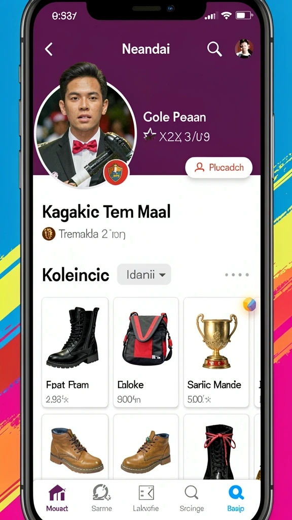 Fitur upgrade karakter yang membuat permainan semakin seru.