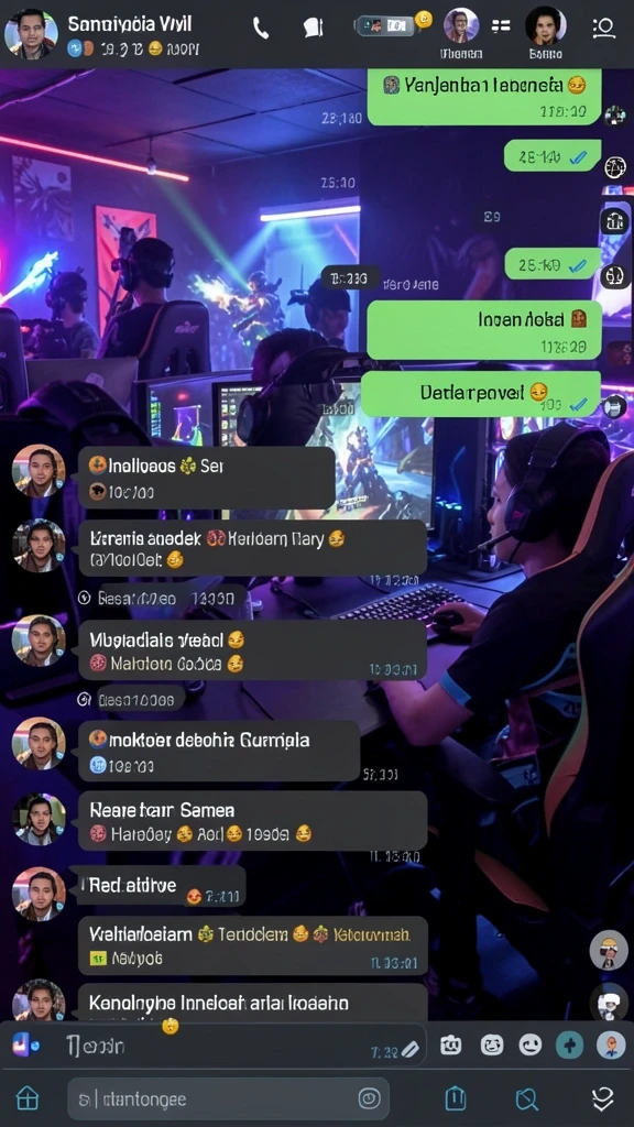 Tampilan awal permainan yang menawan dan ceria.