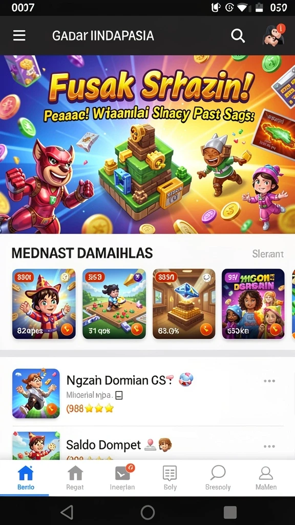 Tampilan antarmuka yang menarik dan mudah dinavigasi.