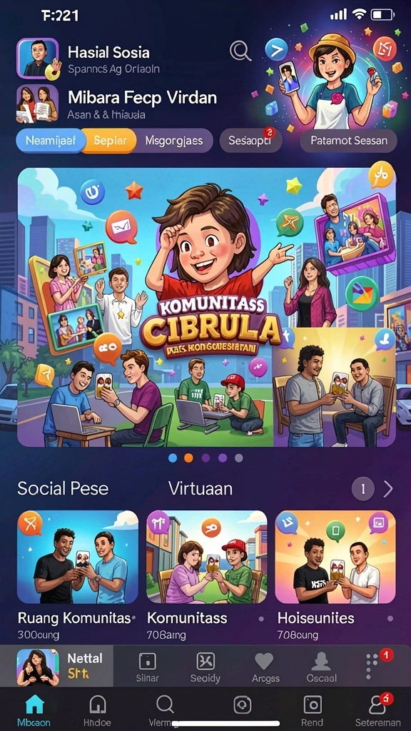 Screenshot ini menunjukkan tampilan antarmuka permainan yang menarik dan intuitif.