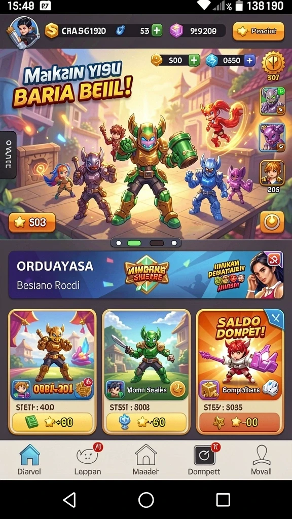 Lihat fitur bonus menarik yang tersedia di permainan slot ini.