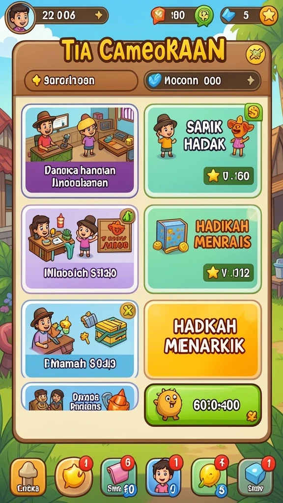 Tampilan antarmuka yang menarik dan intuitif.