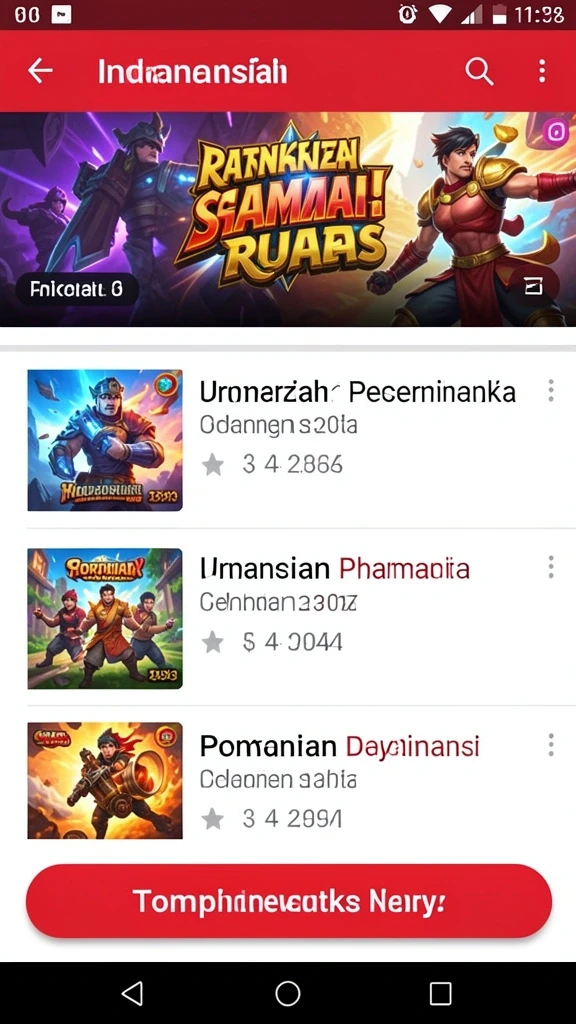 Beragam pilihan slot dengan tema yang berbeda.