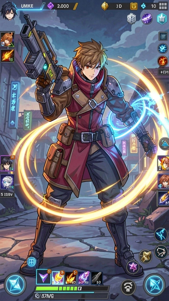 Screenshot kedua menunjukkan fitur bonus yang aktif saat bermain.
