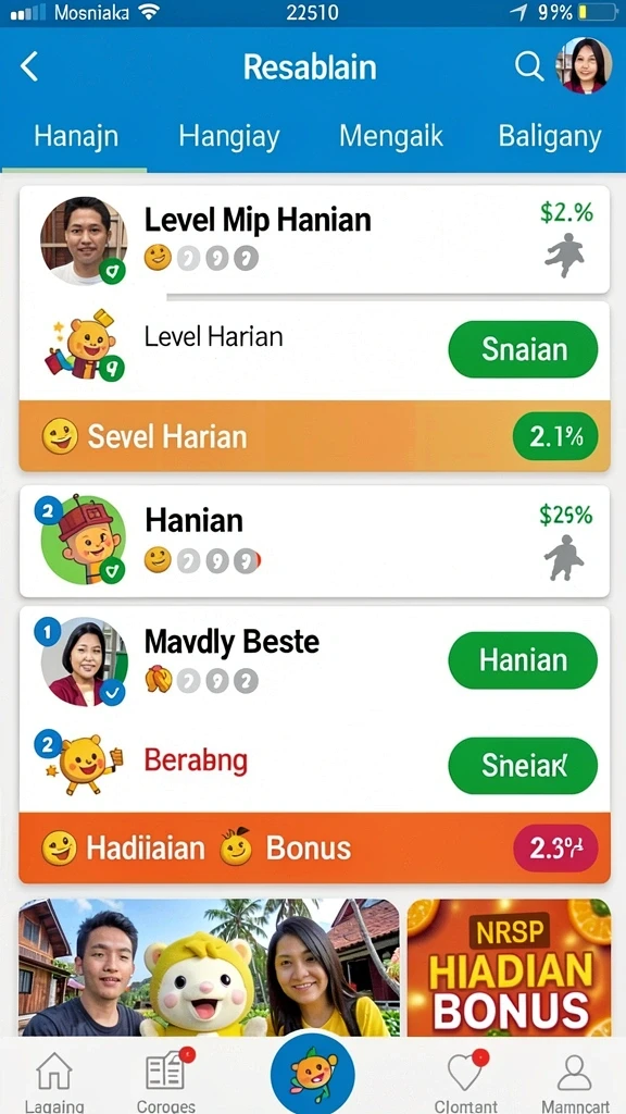 Antarmuka pengguna yang mudah dinavigasi.
