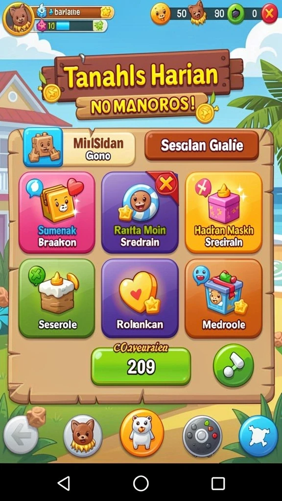 Sistem reward yang memikat perhatian pemain.