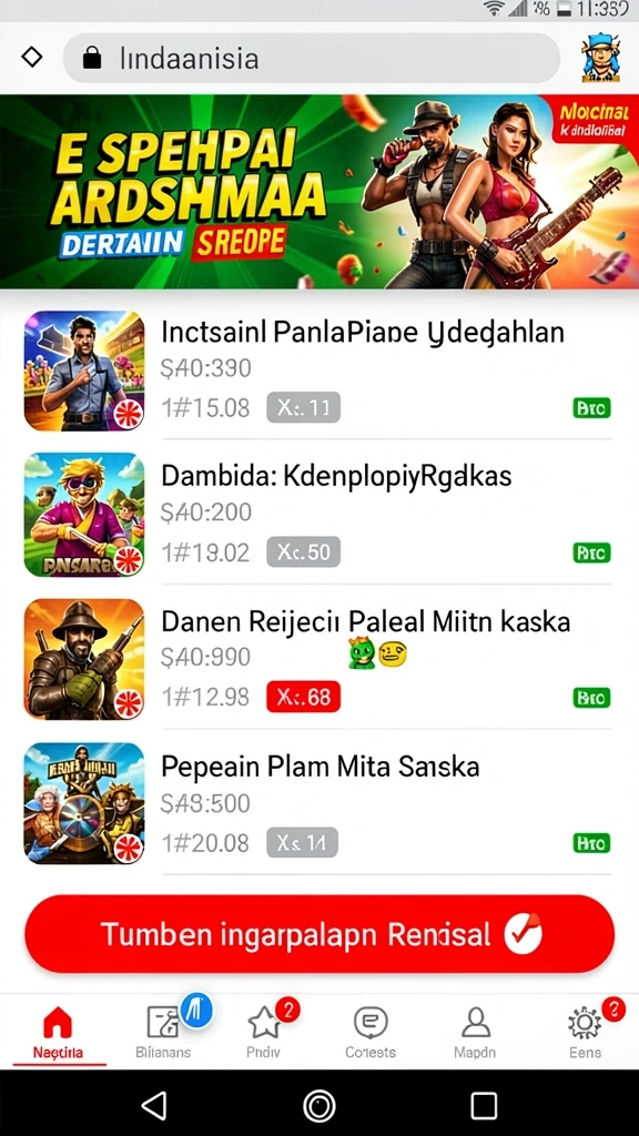 Tampilan antarmuka yang ramah pengguna.
