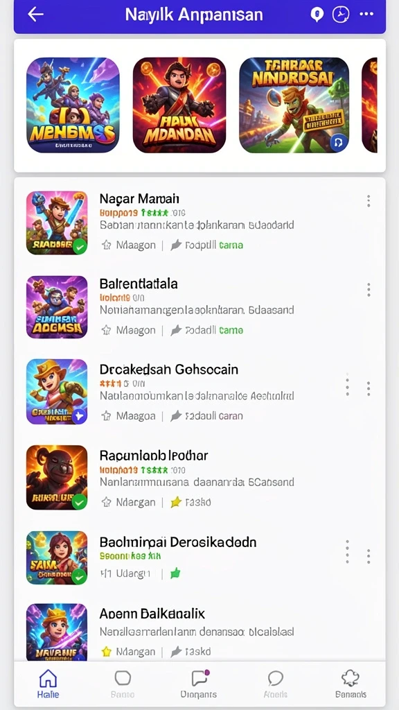 Berbagai tema permainan slot yang seru.