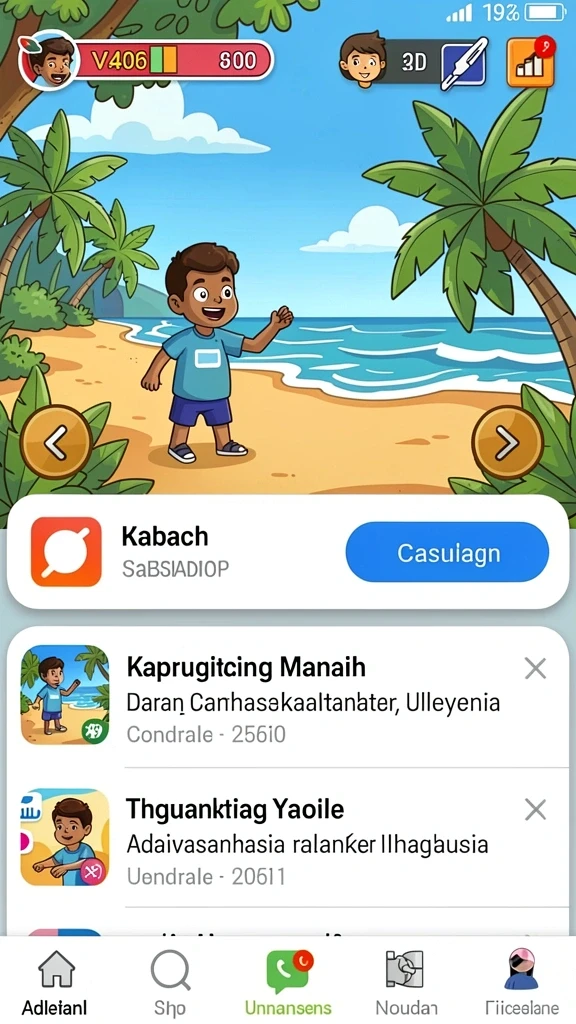 Antarmuka pengguna yang sederhana dan menarik.