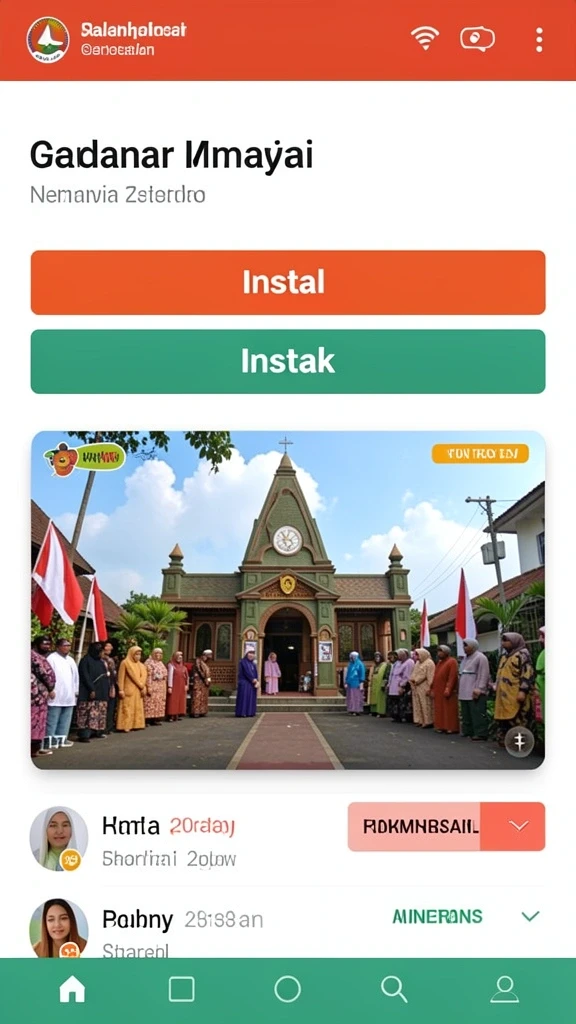 Tampilan antarmuka yang ramah pengguna.