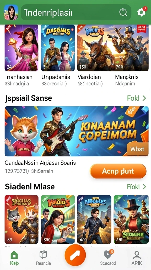 Tampilan antarmuka yang menarik dan modern.