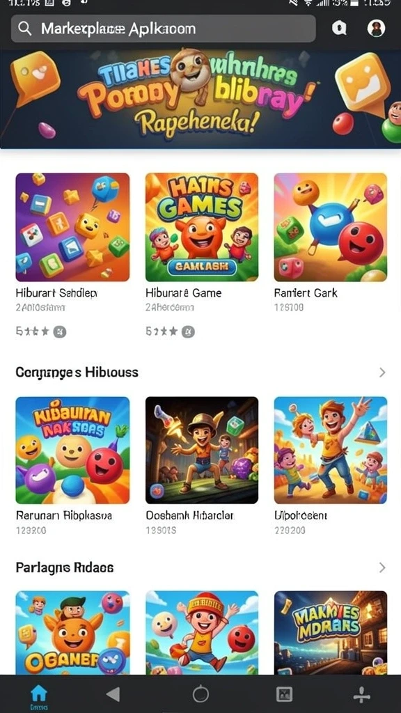 Tampilan antarmuka aplikasi yang menarik dan modern.