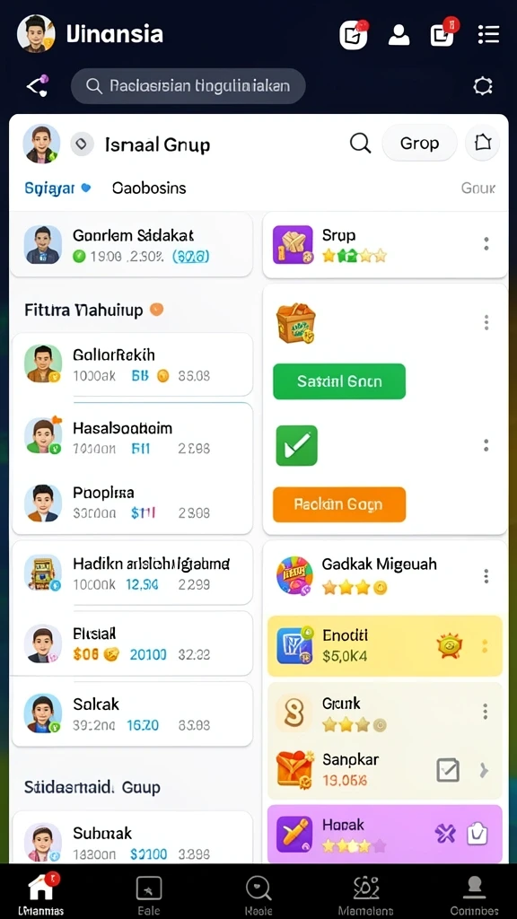 Tampilan antarmuka yang ramah pengguna.
