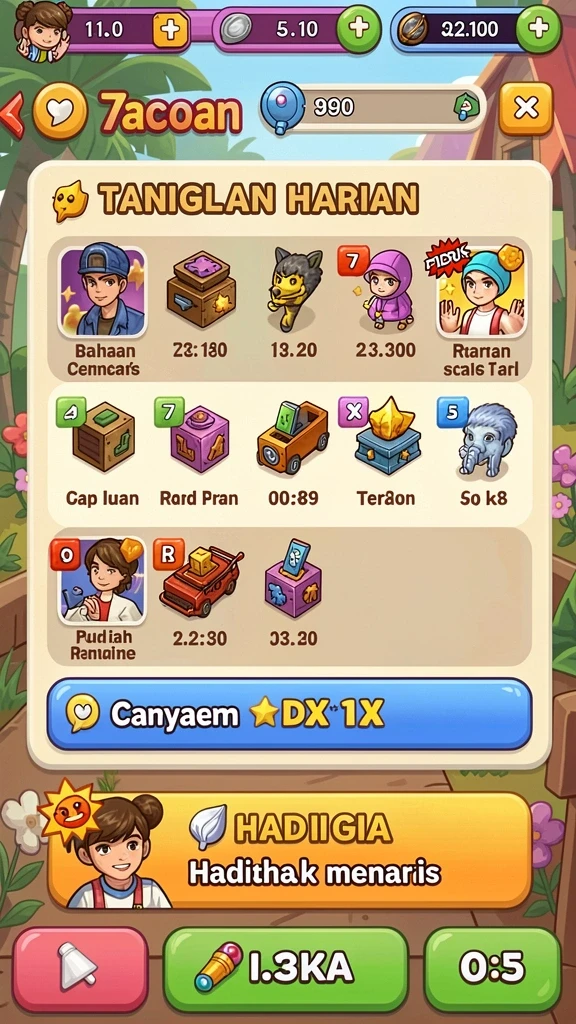 Tampilan antarmuka yang modern dan mudah digunakan.