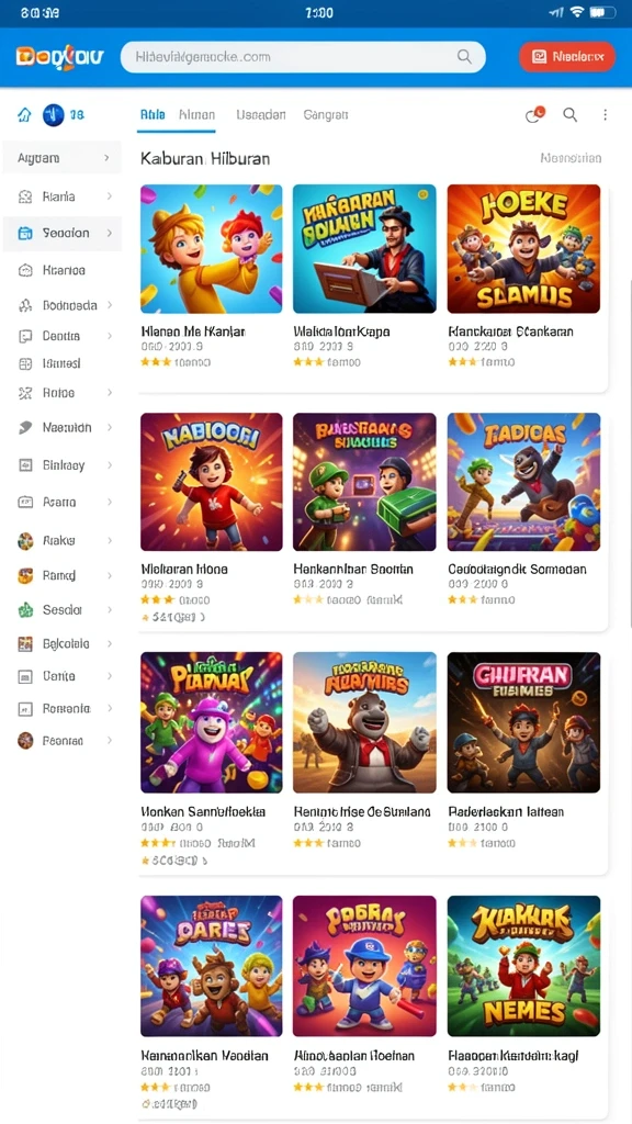 Screenshot menampilkan antarmuka permainan yang menarik.
