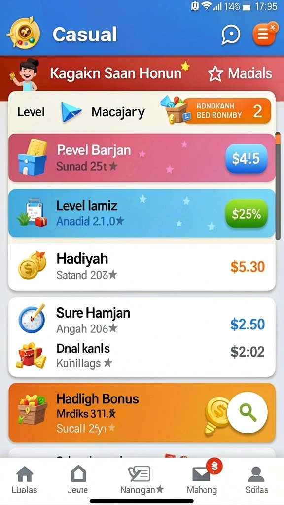 Grafis permainan yang memukau dan berkualitas tinggi.