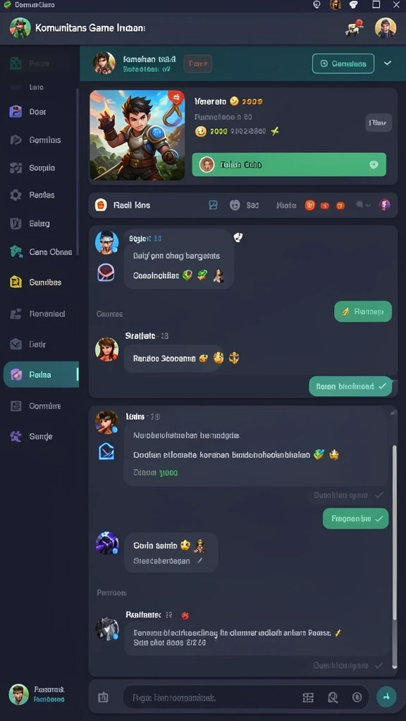 Tampilan awal aplikasi yang menarik dan user-friendly.