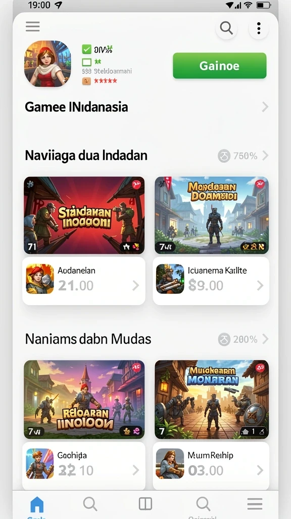 Tampilan antarmuka yang menarik dan user-friendly.