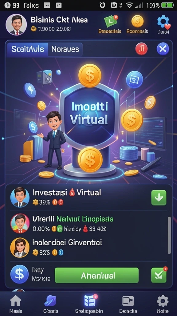 Screenshot menampilkan fitur bonus besar yang menarik.