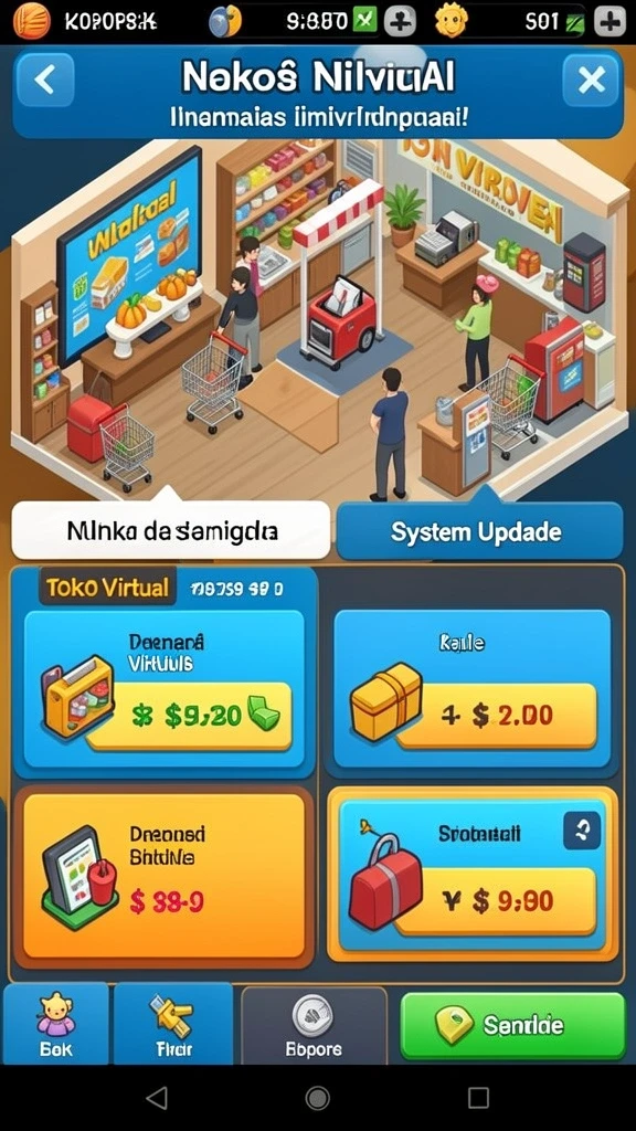 Screenshot menunjukkan aksi mendebarkan di luar angkasa.