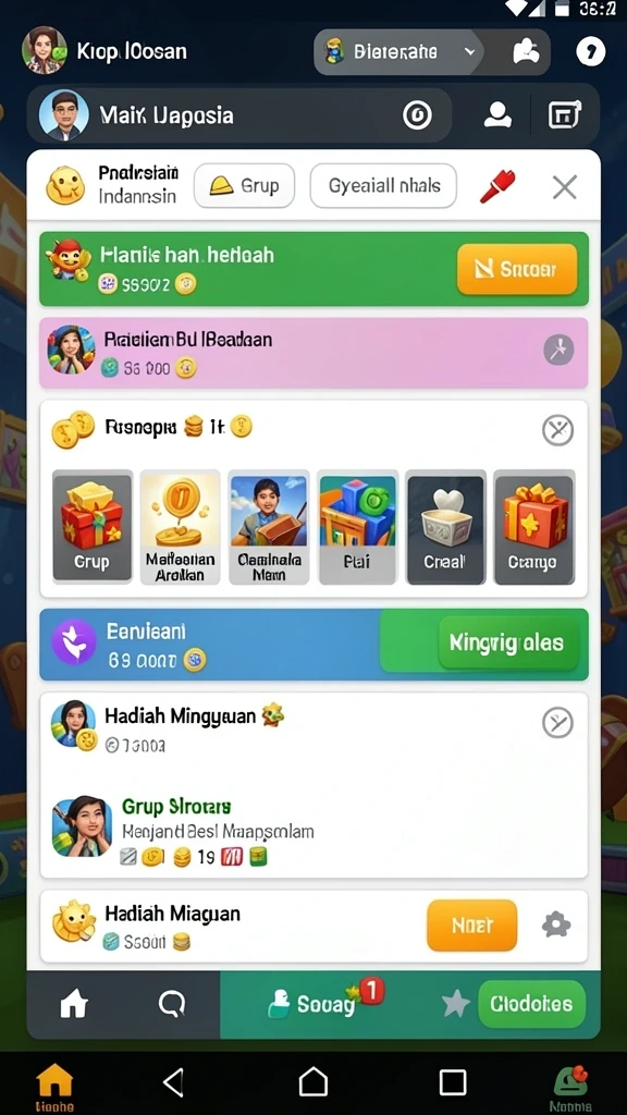 Tampilan antarmuka yang menarik dan ramah pengguna.