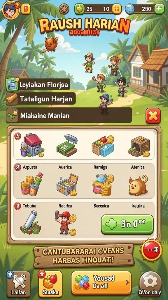 Beragam tema permainan slot yang menarik.
